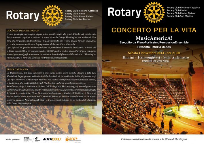 Rotary Distretto 2072 Zona Romagna Sud – Concerto per la Vita